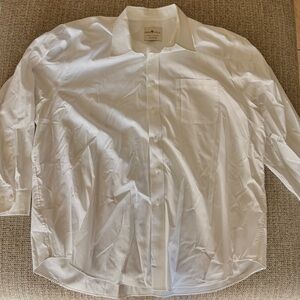 Oak Hill Men's Crisp White Dress Shirt